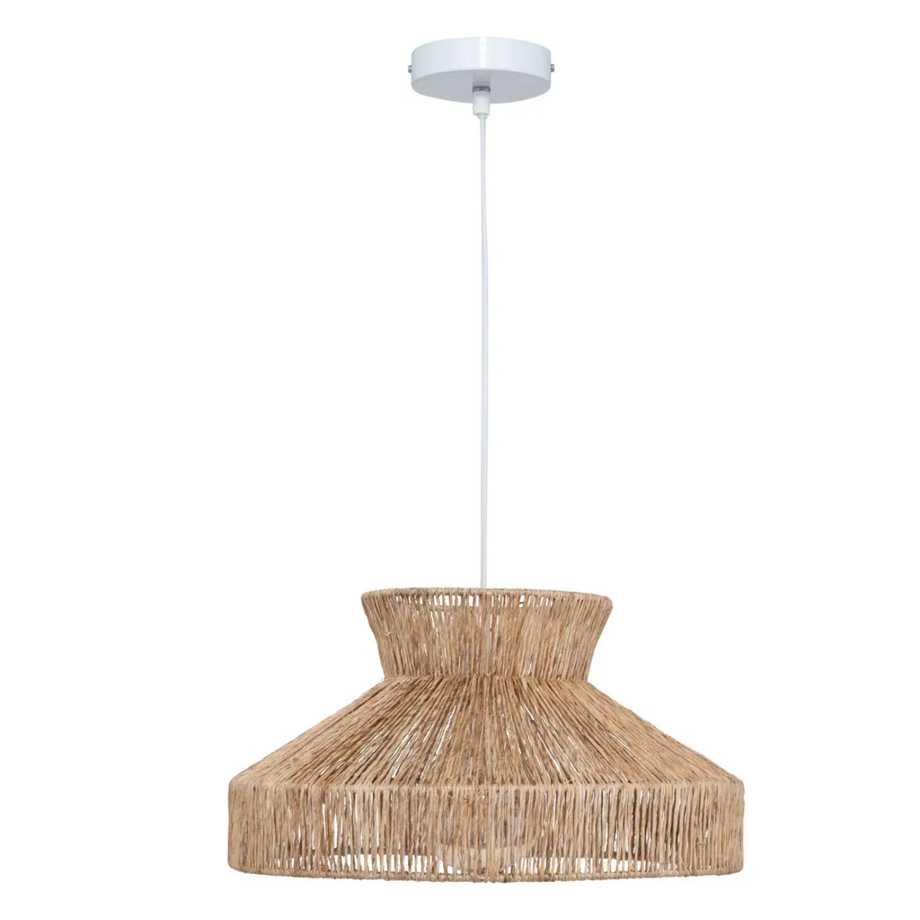 Suspension "Zelia" jute beige D38cm