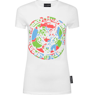 PLEIN SPORT T-Shirt Slim Fit CARBON TIGER