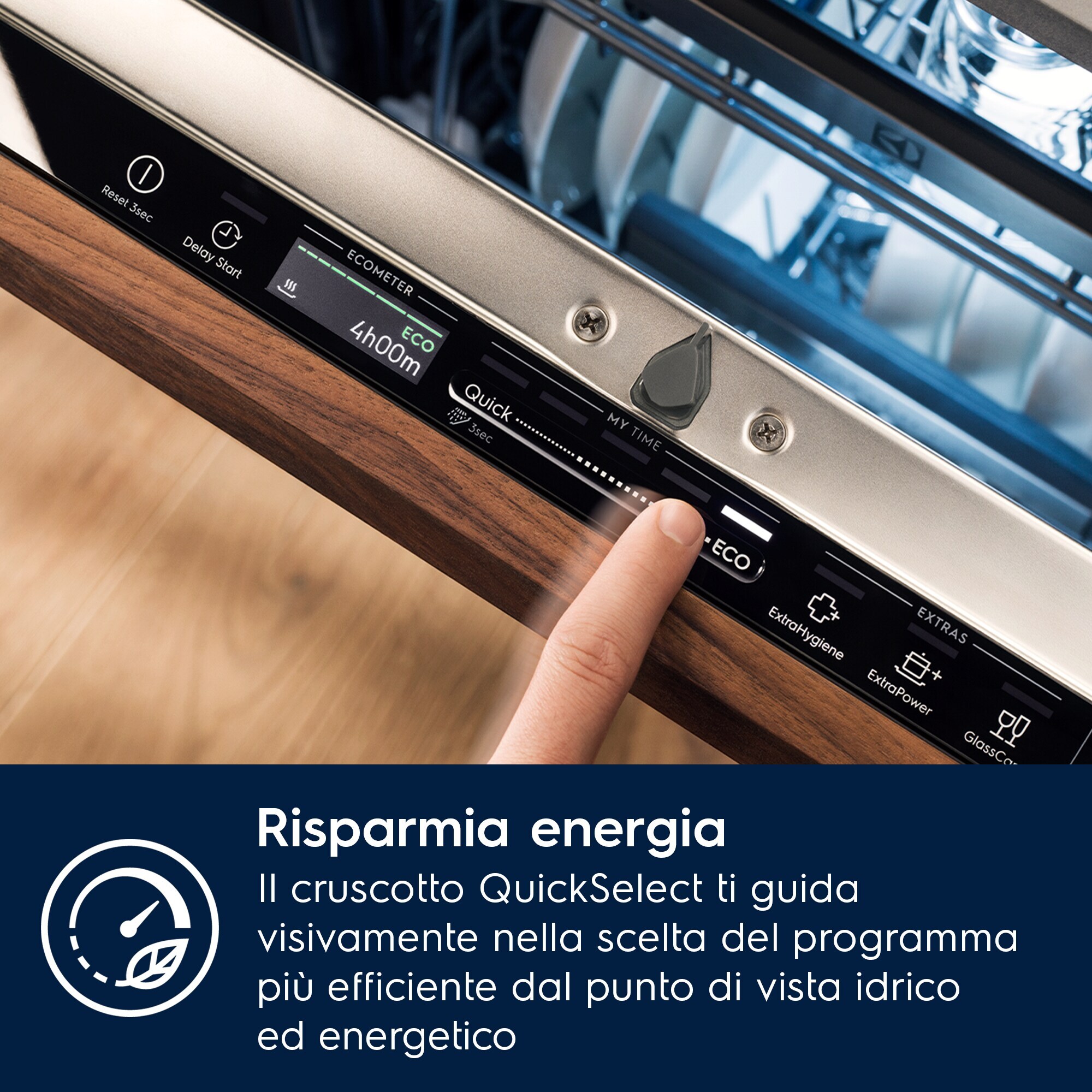 Electrolux Lavastoviglie Integrata totale Serie 300 AirDry 60 cm EEA27500L