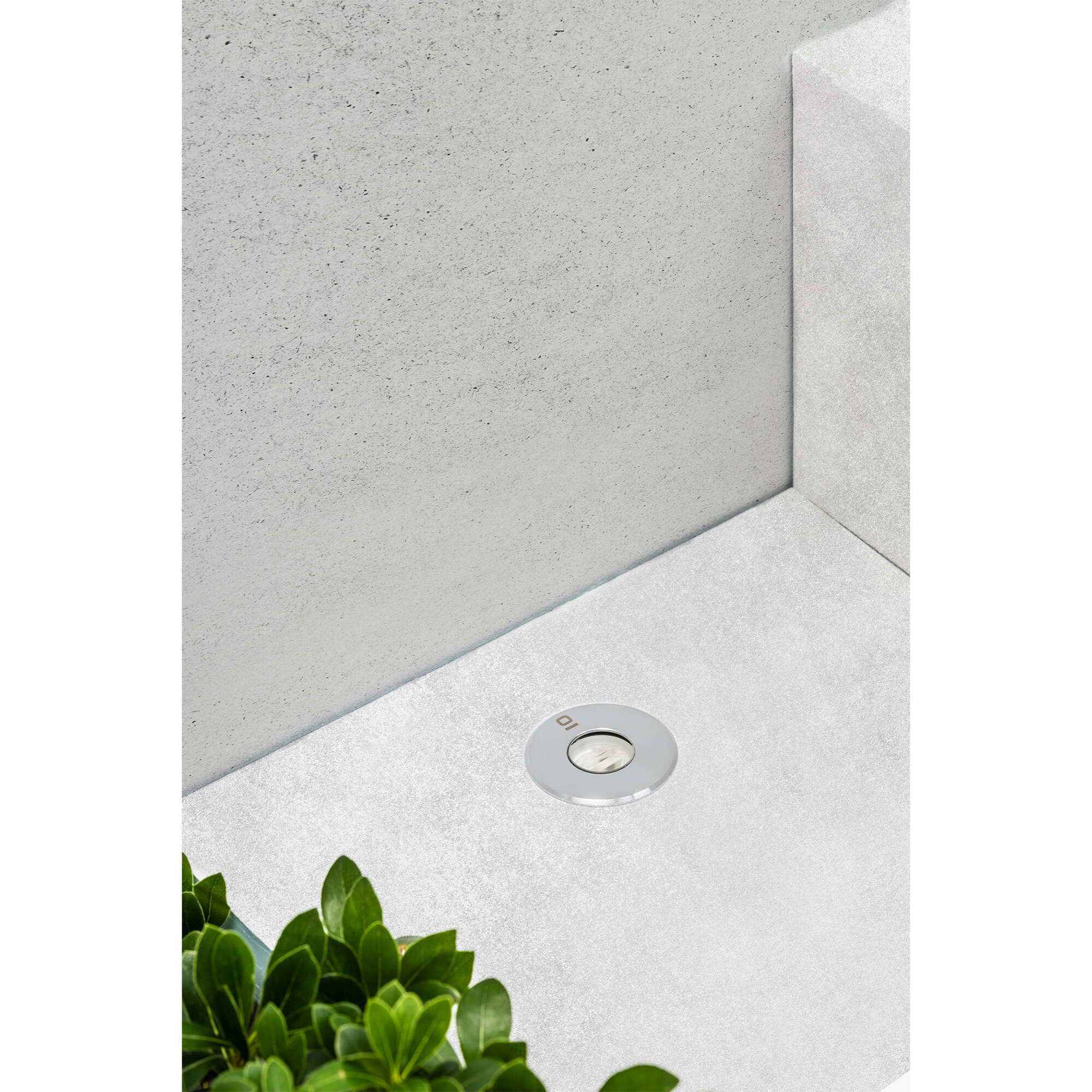 CURTIS Empotrable gris luz cálida