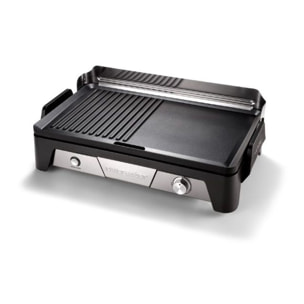 Plancha électrique RIVIERA ET BAR QPL485 Grill et plancha à poser,  50x30 cm