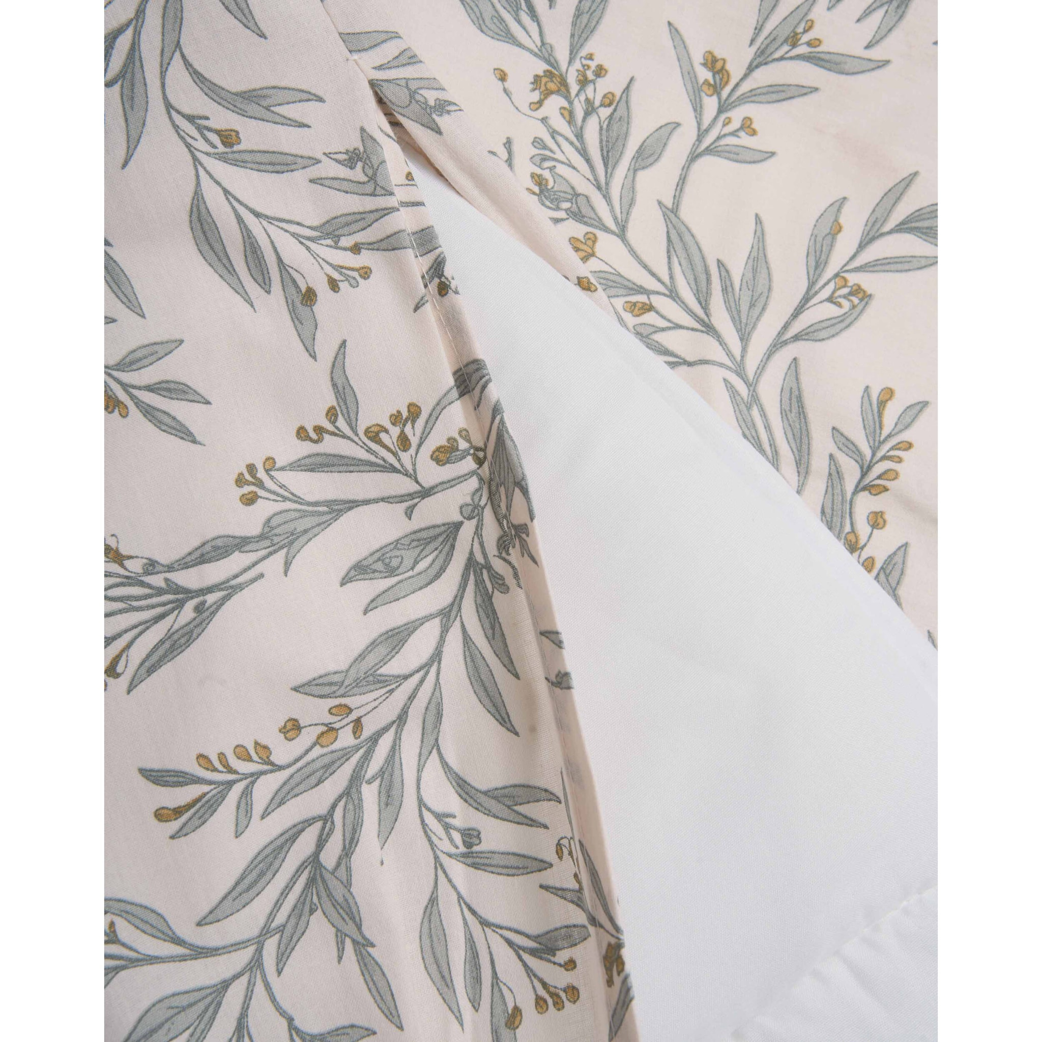 Funda nórdica 100% algodón olive verde seco