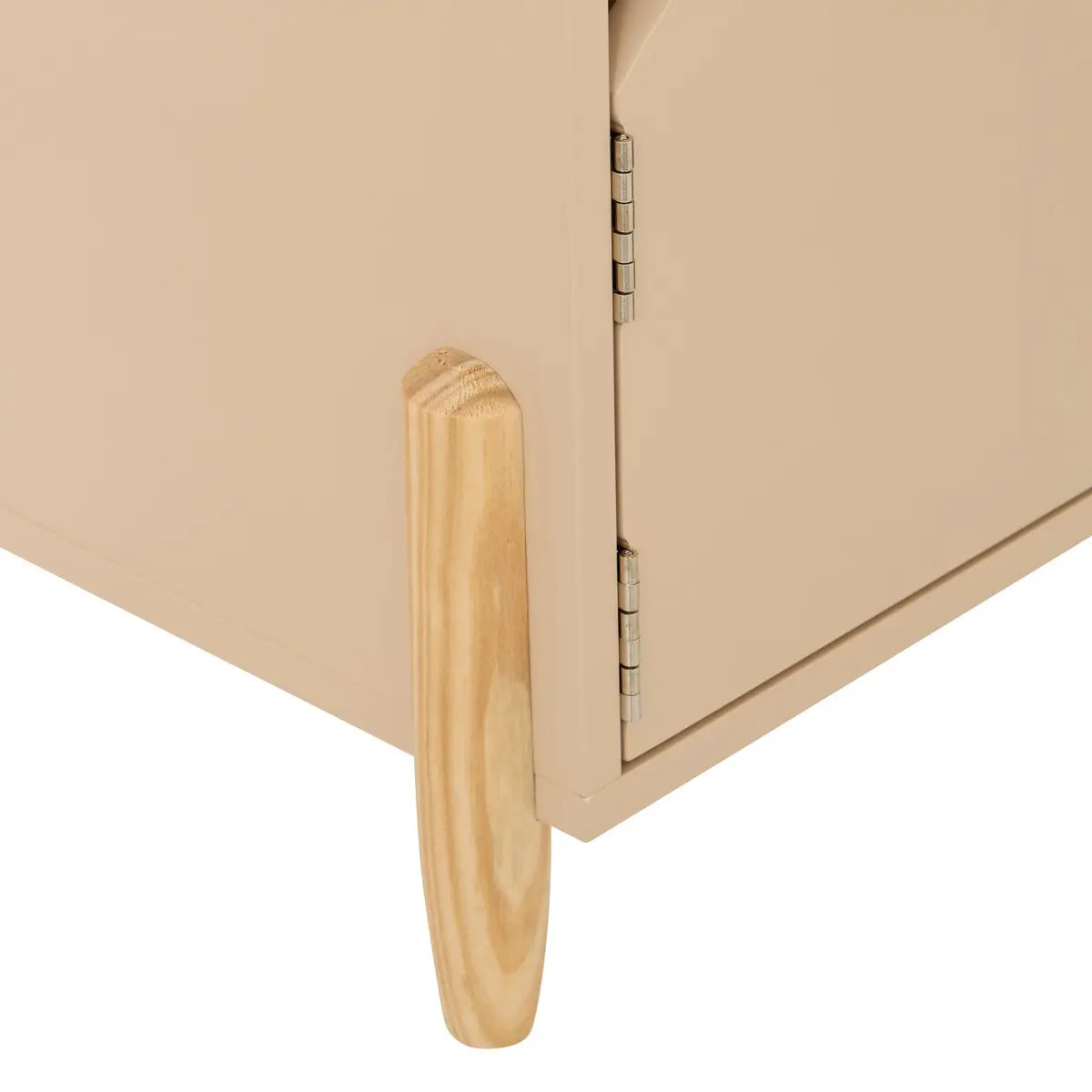 Table de chevet enfant Douceur beige 35,5x40cm