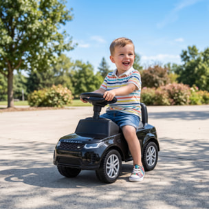 Porteur enfant voiture licence Land Rover Discovery Sport effets sonores noir