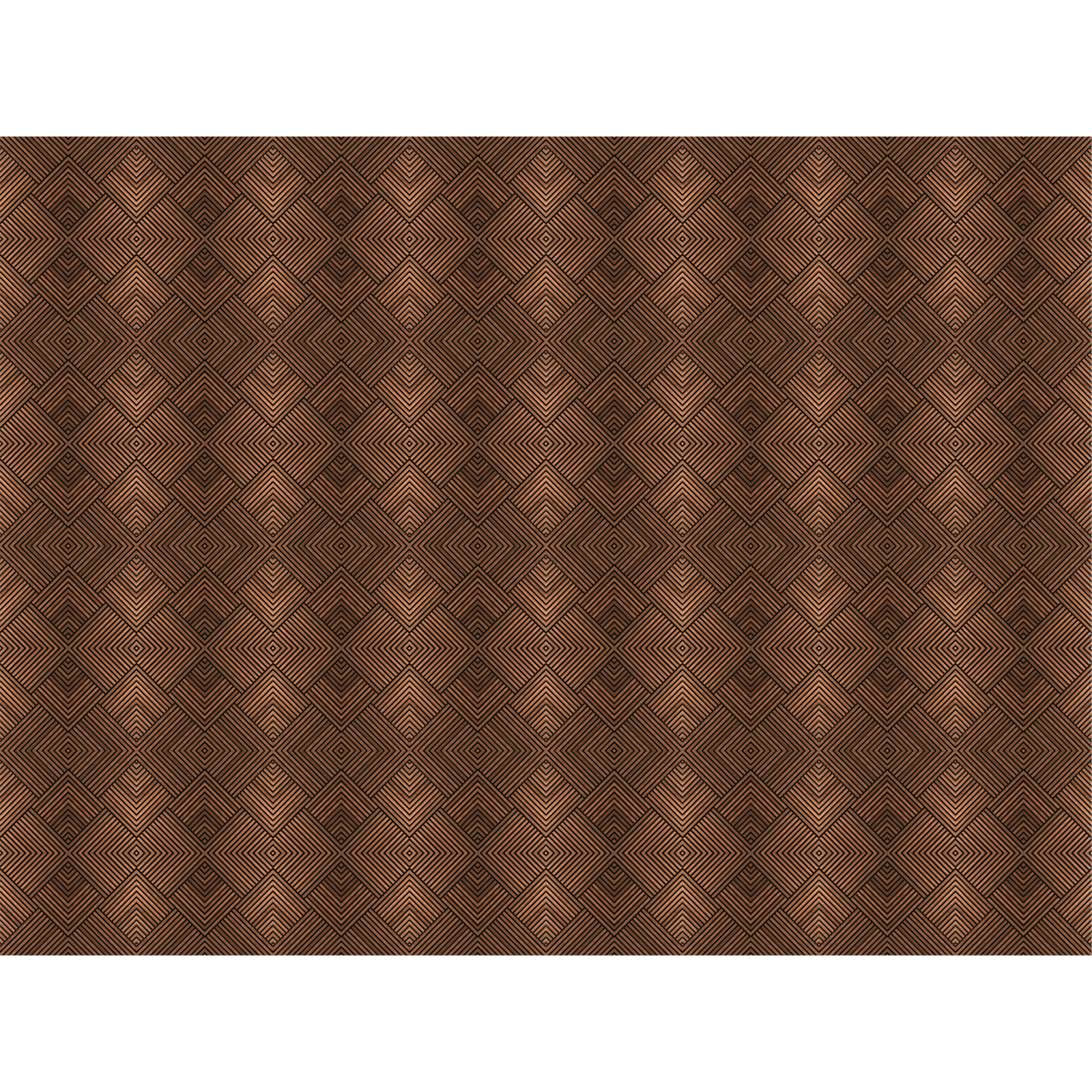 Rouleau revêtement adhésif vinyle au mètre - Sticker mural tête de lit - BOIS BRUN ART DÉCO