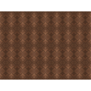 Rouleau revêtement adhésif vinyle au mètre - Sticker mural tête de lit - BOIS BRUN ART DÉCO