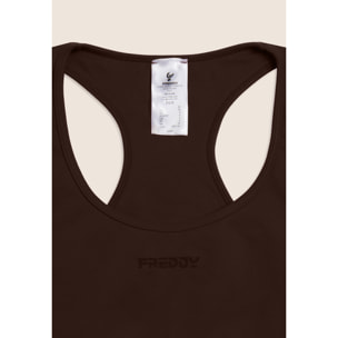 Tuta Jumpsuit Seamless Short con cut-out sulla schiena