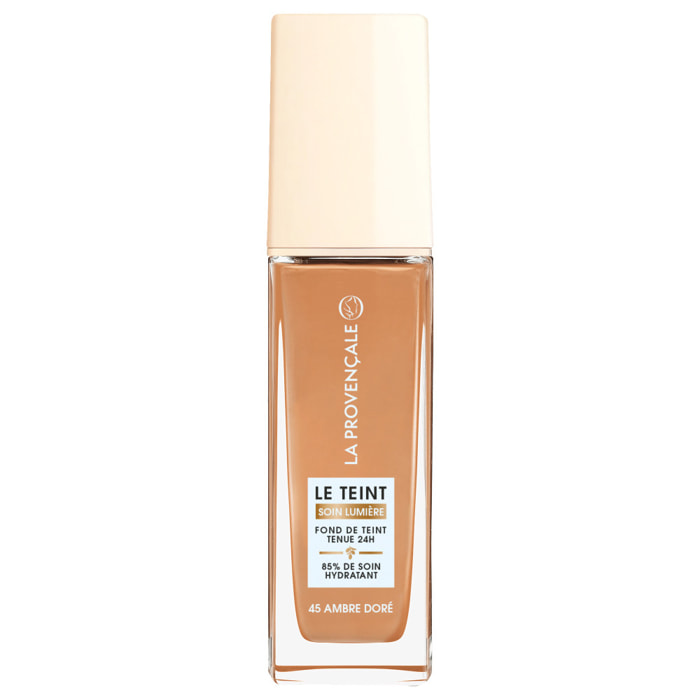 La Provençale Le Fond de Teint Soin Lumière Naturel 45 Ambre Doré 30ml