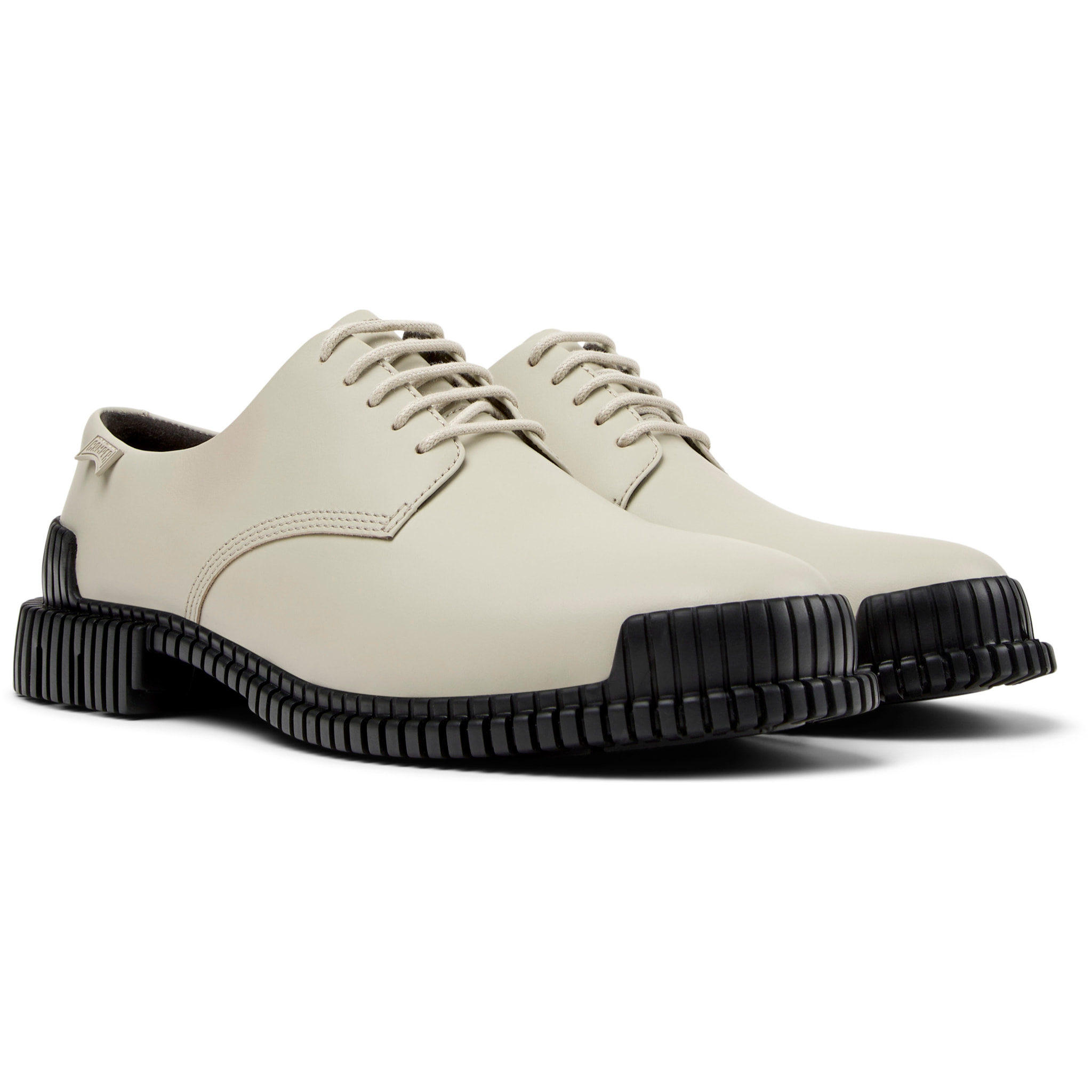 Scarpe stringate - CAMPER Pix - Beige - Pelle liscia