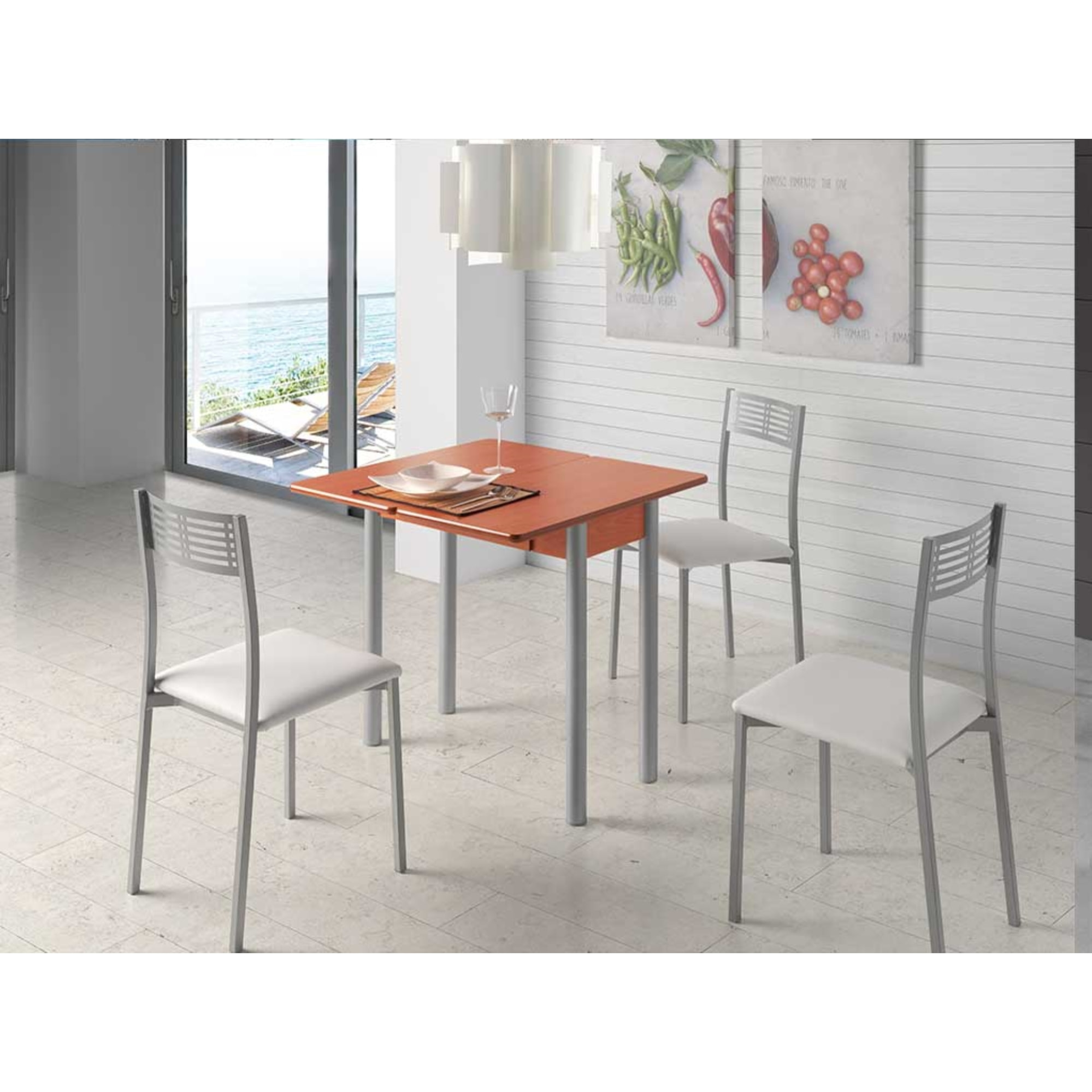 Mesa de cocina extensible