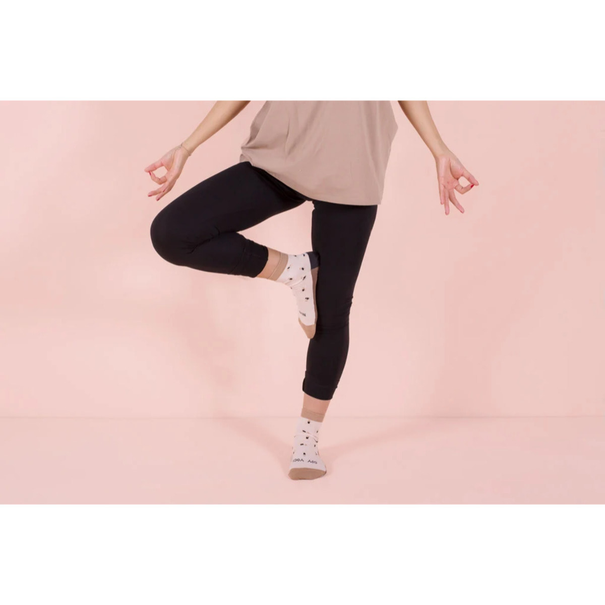 Calcetines "Soy yogi" Asanas