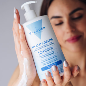 Valquer Hyaludrops Loción Corporal Sin Perfume – Hidratación 72H - 700 ml