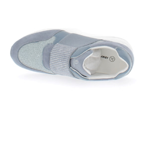 Armata di Mare Scarpe Donna Sneakers Casual con la Zeppa AMD S22H19403 Blue