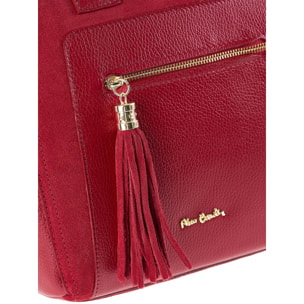 Borsa a mano da donna Made in Italy - Modello Silvana Pro - 100% pelle - 40.0 x 26.0 x 17.0 cm