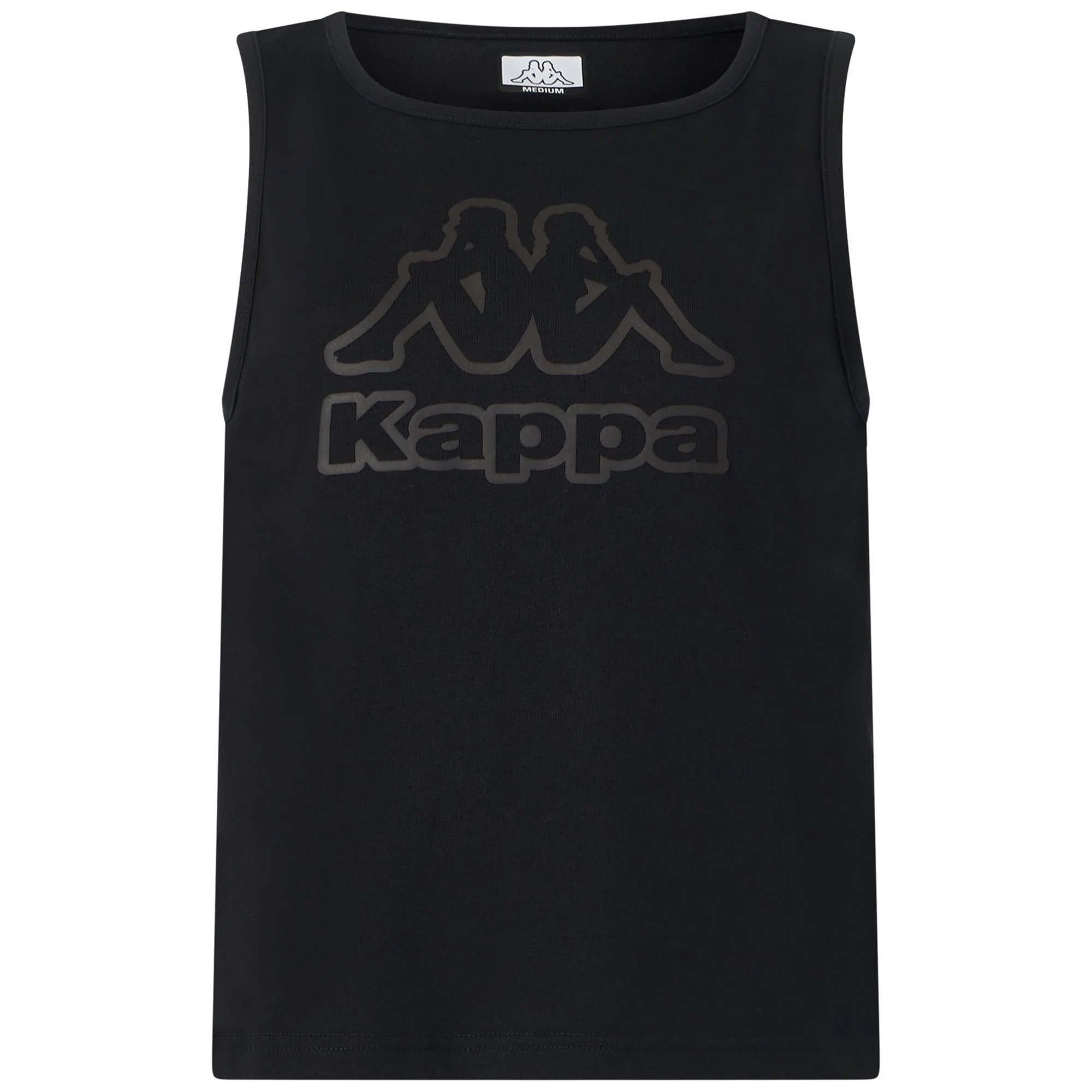 T-Shirts & Top Kappa Donna Logo Gria Nero