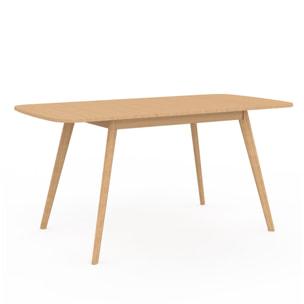 Table à manger extensible Venezia bois 120-160cm