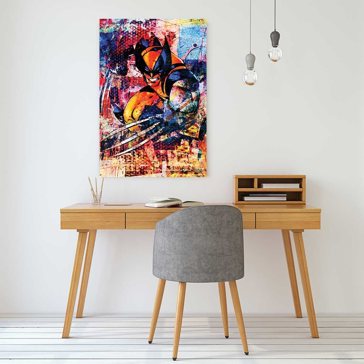 Tableau wolverine street Toile imprimée