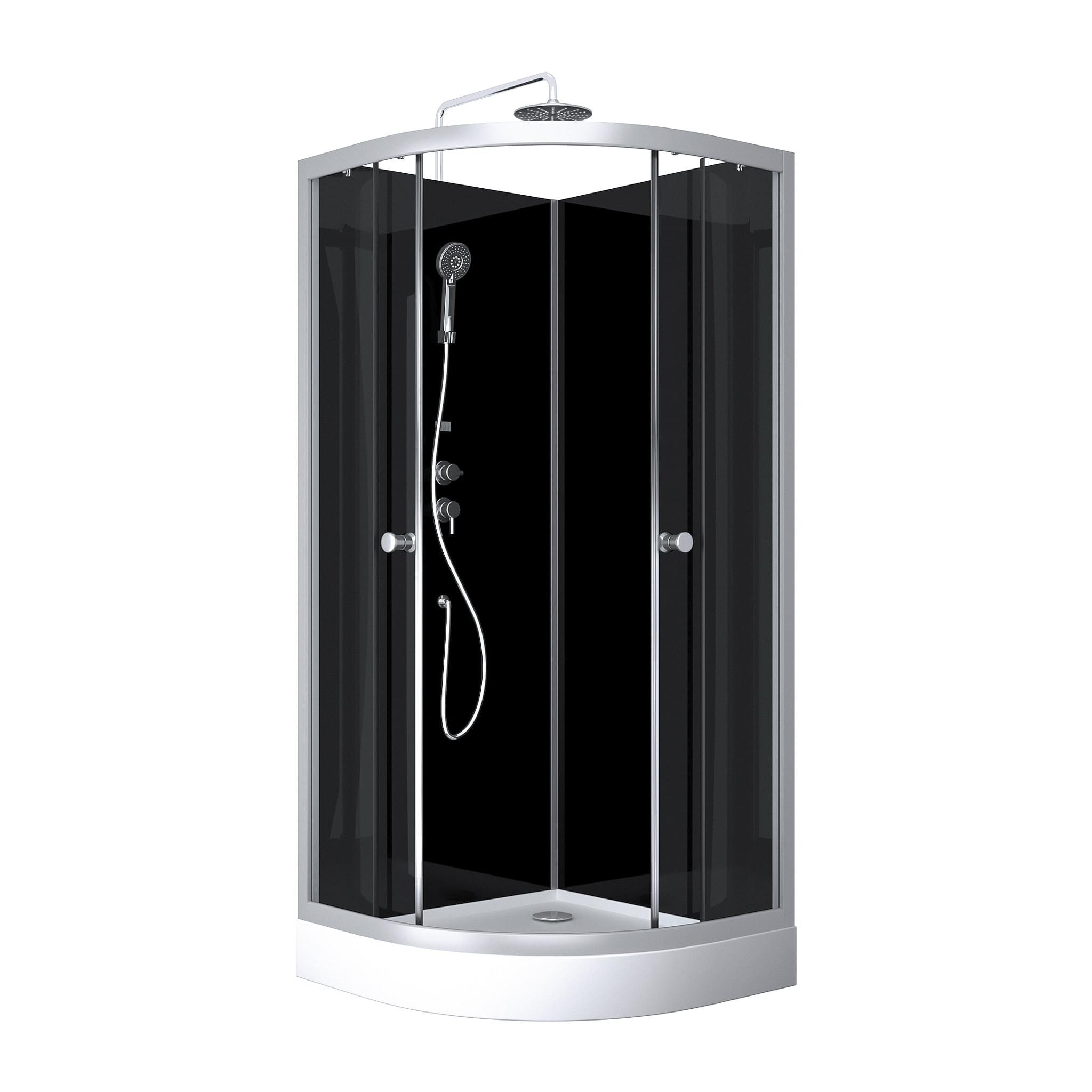 cabine de douche ROUND SHADOW CORNER 90x90x230cm