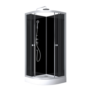 cabine de douche ROUND SHADOW CORNER 90x90x230cm