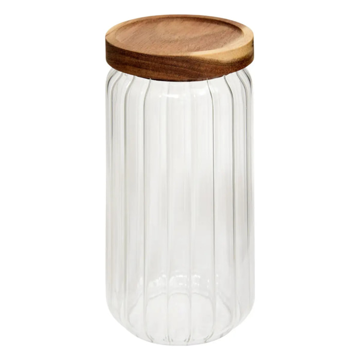 Bocal Harmony 1L cylindrique en verre