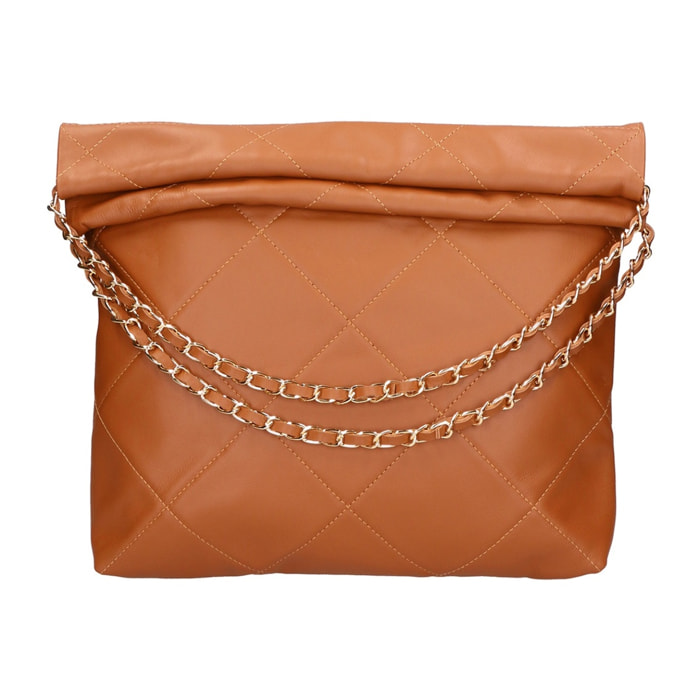 Borsa a spalla donna - Modello Violante - Vera pelle - 28.0 x 16.0 x 8.0 cm