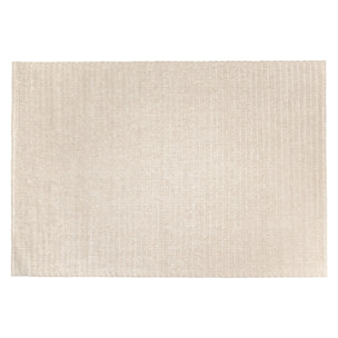 QUENTIN - Tapis rectangulaire 200x290cm en laine tissée couleur beige
