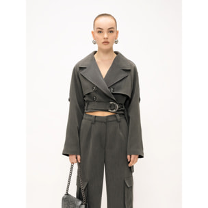 Giacca da donna Made in Italy - Modello Erevan Lux - Poliestere/Viscosa