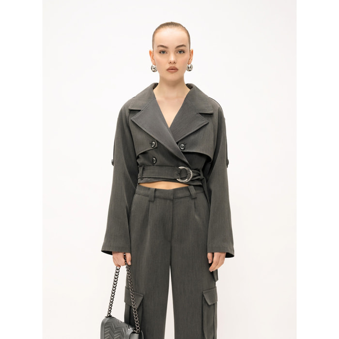 Giacca da donna Made in Italy - Modello Erevan Lux - Poliestere/Viscosa