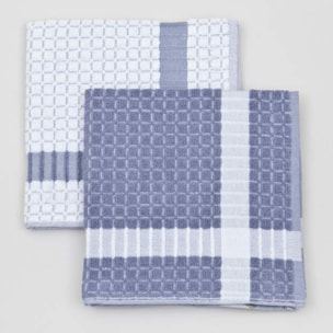 Set 2 trapos Sam color azul 100% Algodón