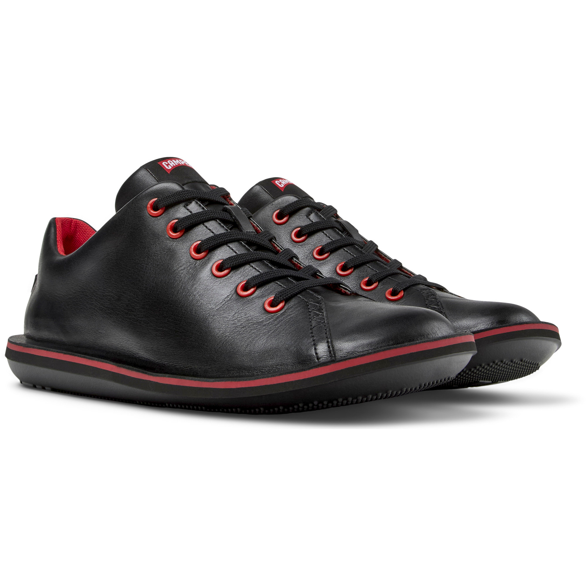 Zapatillas - CAMPER Beetle - Negro - Cuero liso