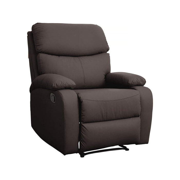 Fauteuil inclinable "Giselle" - Marron