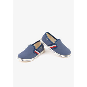 Zapatos de Niño Lona Azul