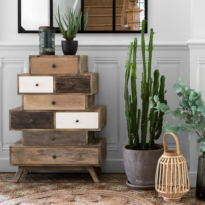 Commode "Koval" - bois de manguier