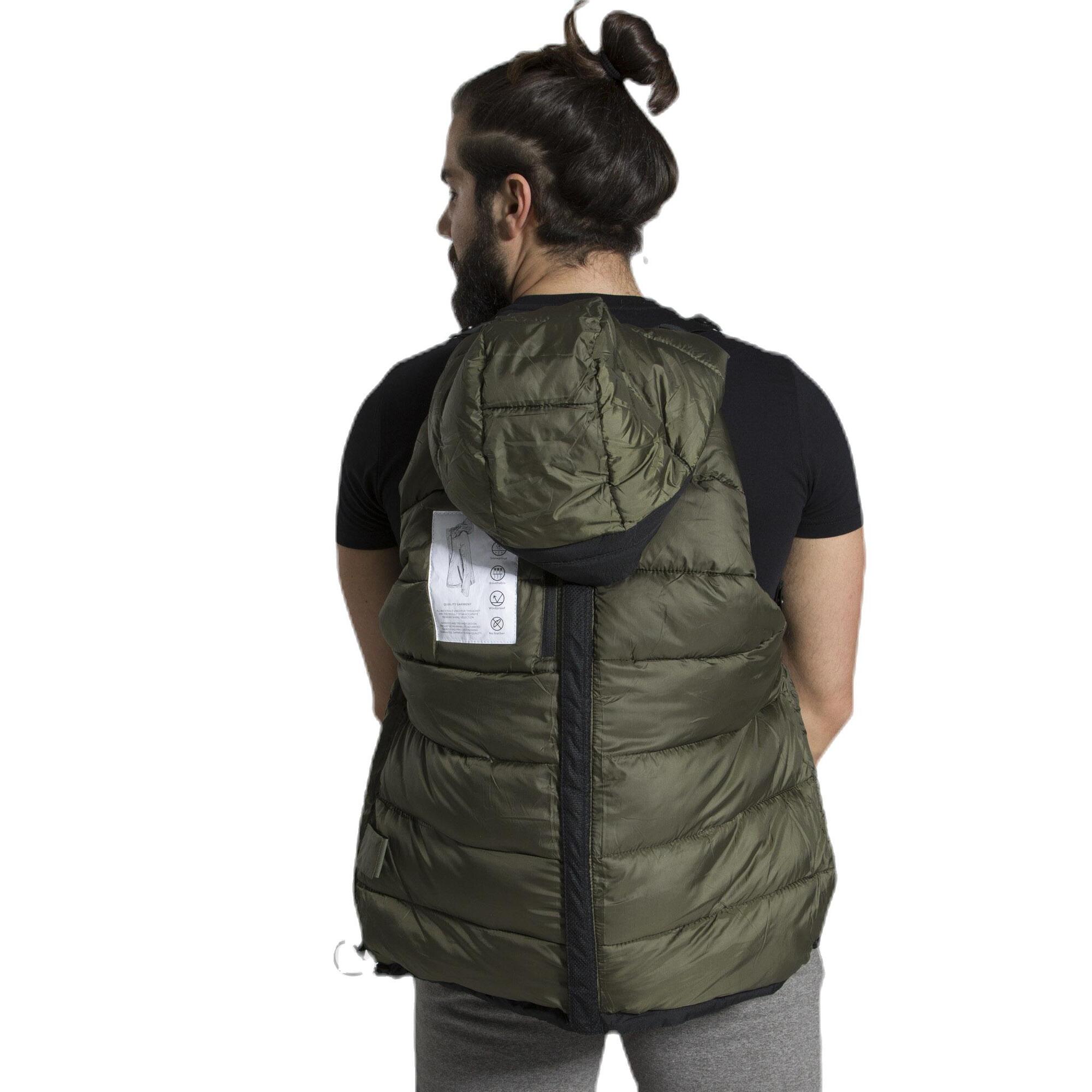 Chaqueta con capucha urbana para hombre