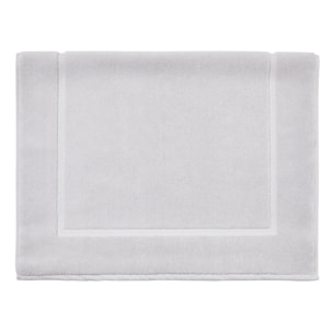 Tapis de bain uni en coton, AQUA, Gris