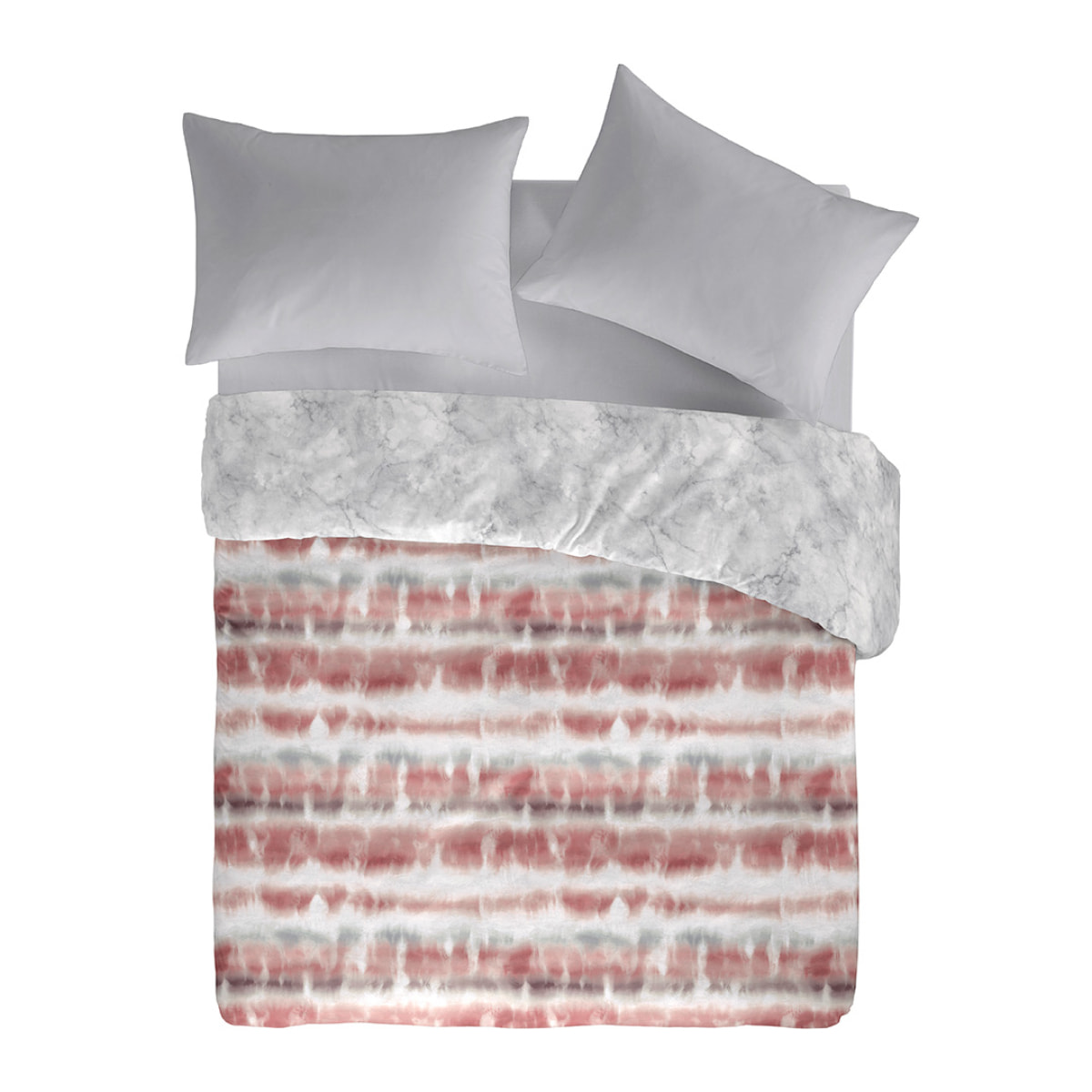 Housse de couette SATET en coton percale - multicolore - vendue seule