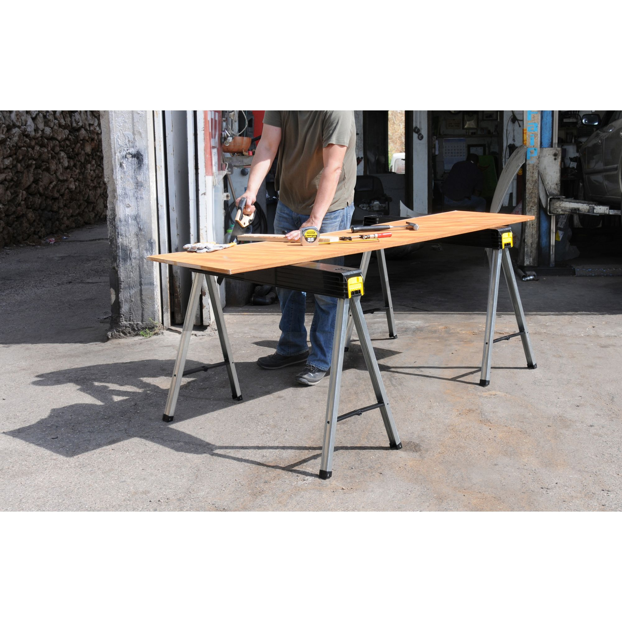 Lot de 2 tréteaux pliables hautes performances