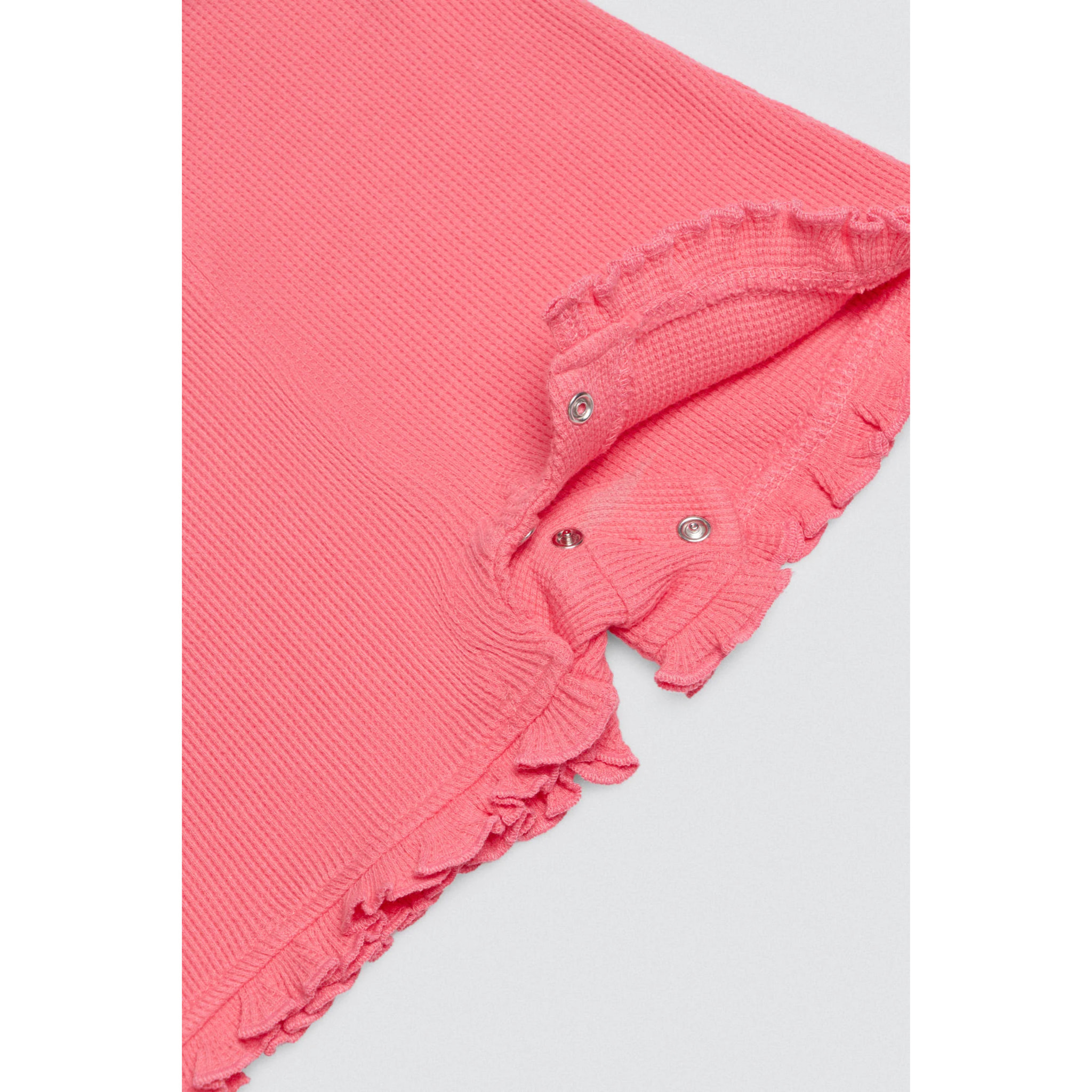 Set per neonati: maglietta a maniche corte e salopette Raspberry