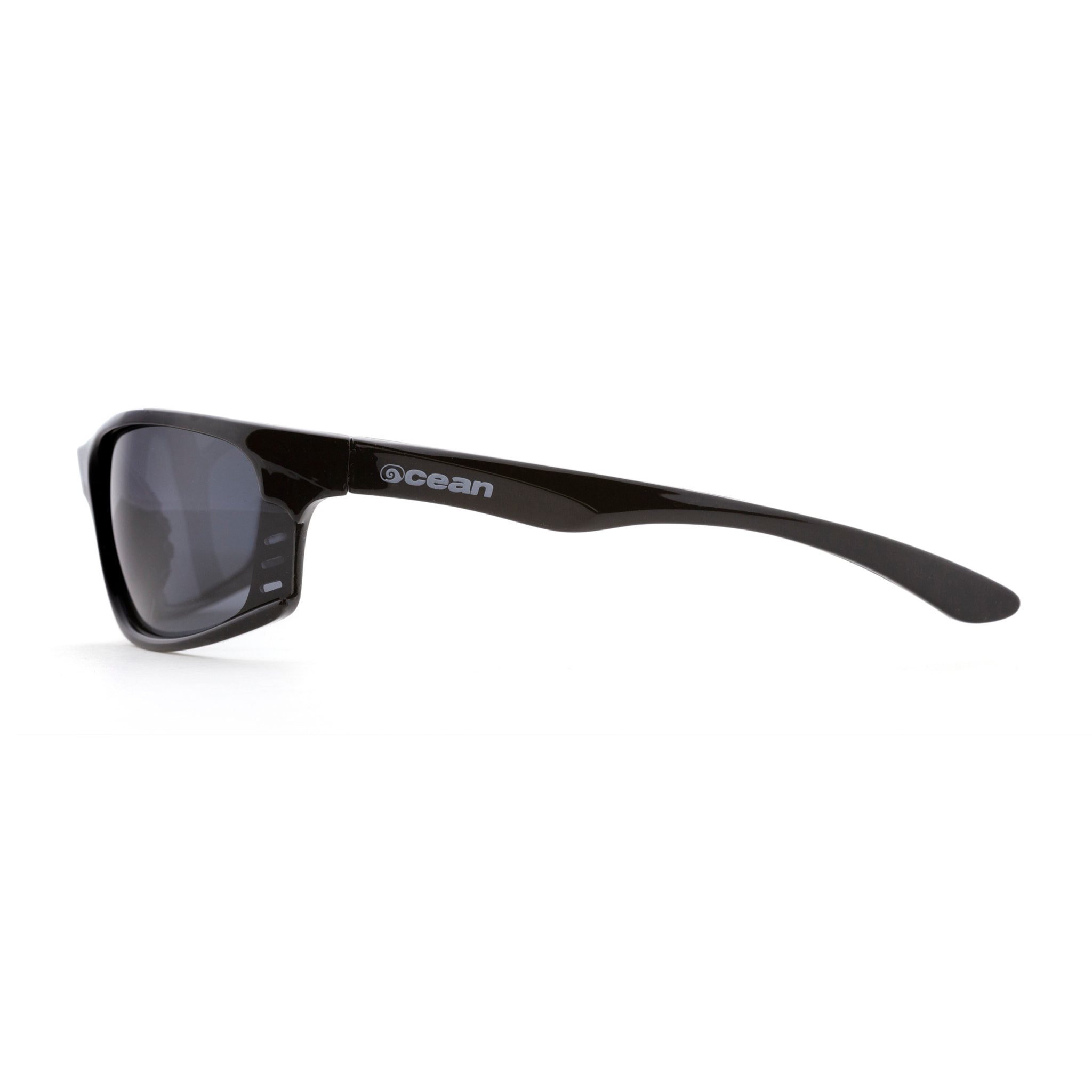 Gafas de deportes acuáticos OCEAN CYPRUS - Negro brillante / Ahumada