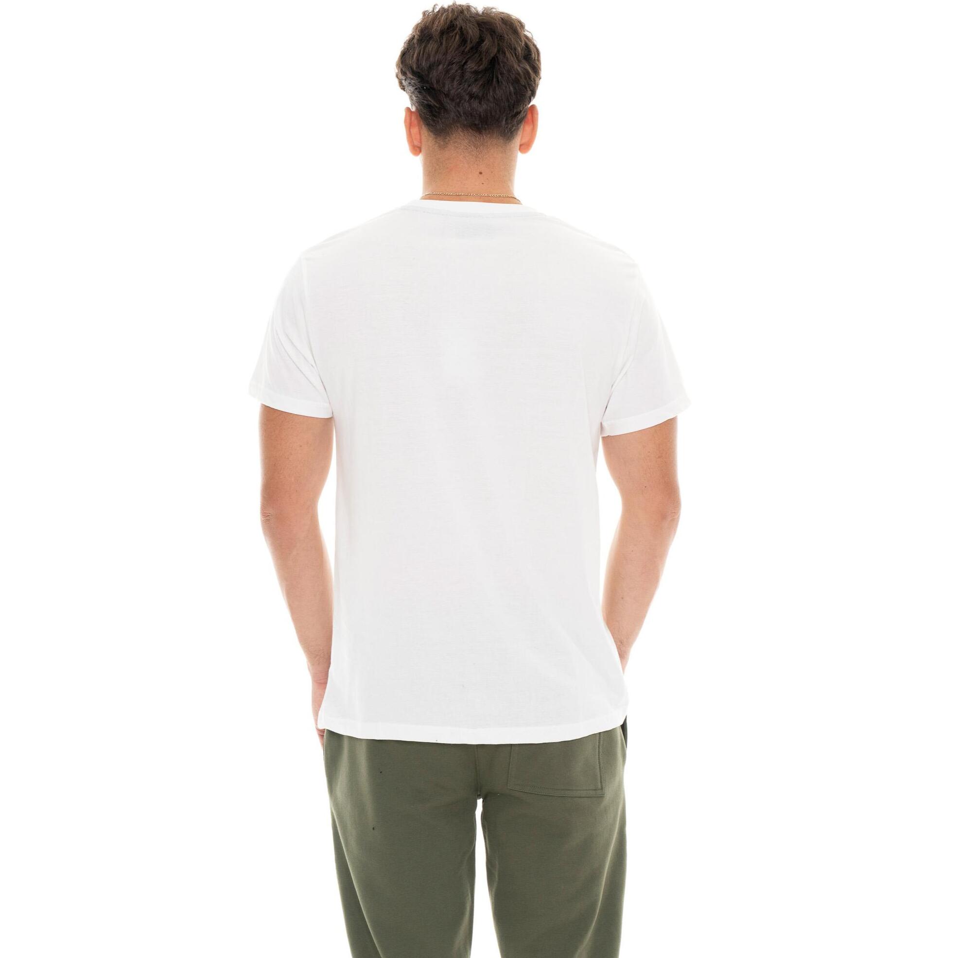 T-shirt uomo a manica corta in cotone, stampa Leone 1947 Graphics