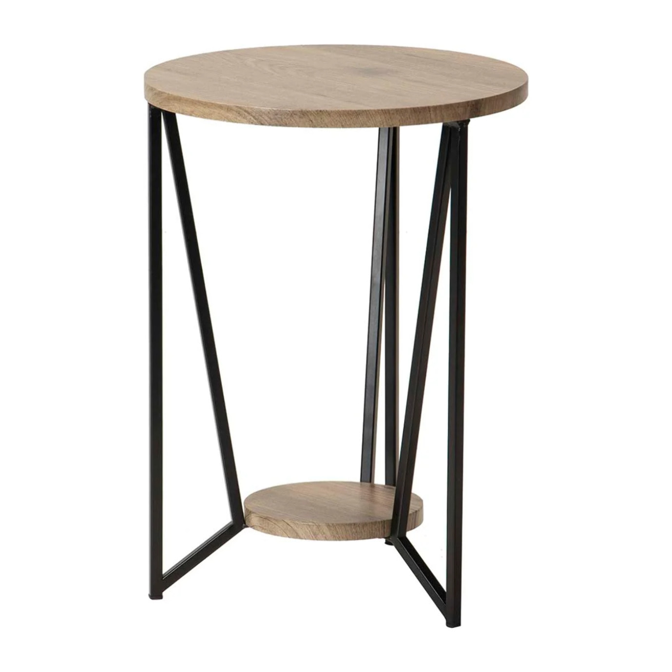 Mesita Aux. Mdf Metal Vinilo K/d 40x40x55 Cm