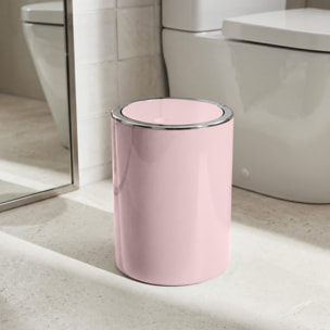 Poubelle à bascule KAMAKA 6L Rose Pastel MSV