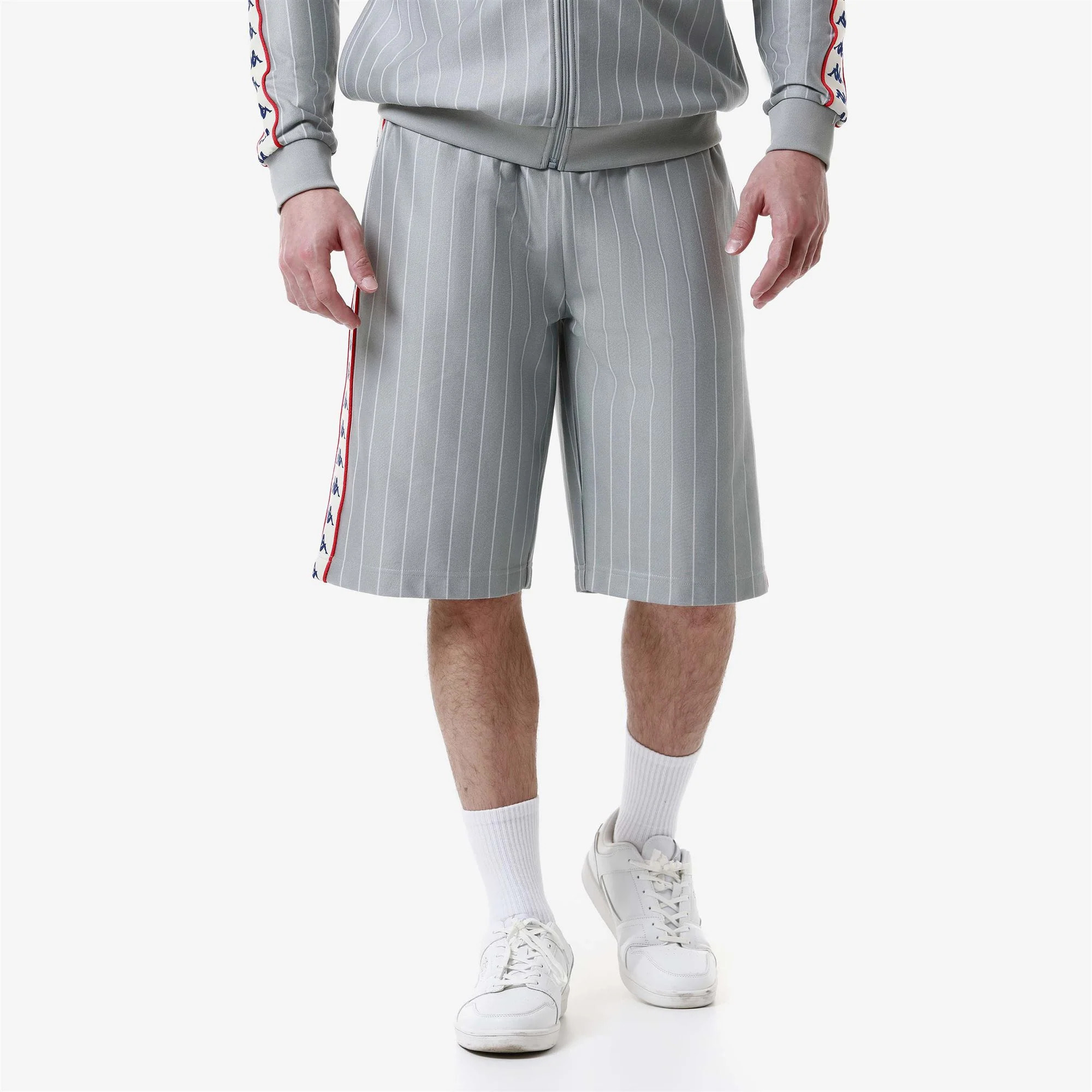 Kappa - Pantaloncini Uomo Grigio - 222 BANDA LULLO