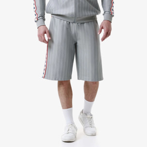 Kappa - Pantaloncini Uomo Grigio - 222 BANDA LULLO