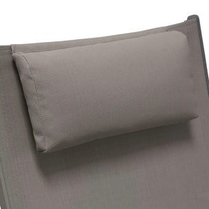 Appui-tête "Adaptia" noisette 40x22x6cm en texaline