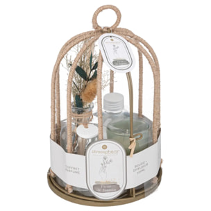 Coffret senteur cage Paola avec corde jasmin