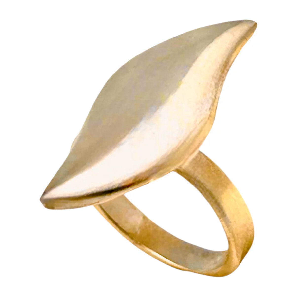 Anillo Gota a Gota en dorado chapado latón