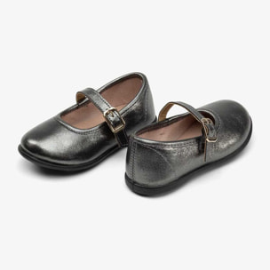 Mary Janes in  metallizzato per neonati