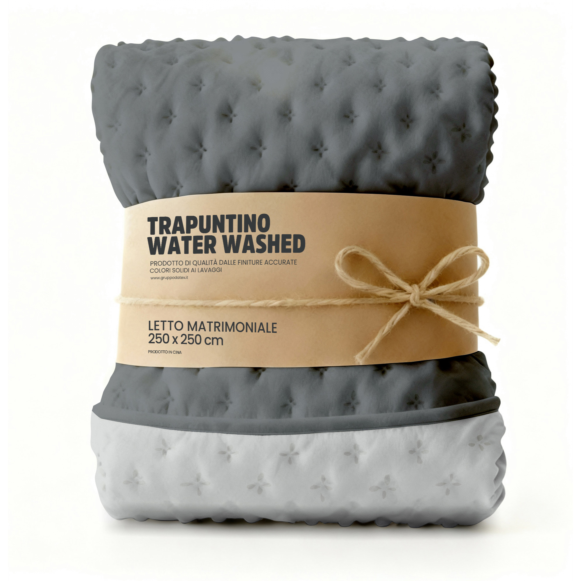 TRAPUNTINO WATER WASHED MATRIMONIALE