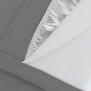 Rideau Phonique Occultant et Thermique 'MOONDREAM' - Gris clair